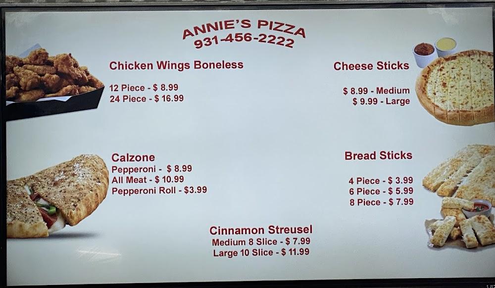 ANNIE'S PIZZA Menu image 4